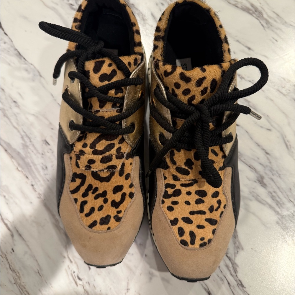Steve Madden Leopard Print Sneakers